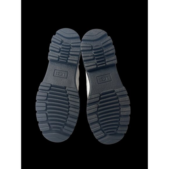 UGG Darren Combat Boots Embossed Snake White US 7W - Picture 7 of 9